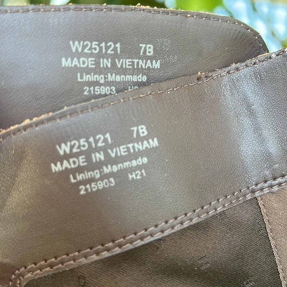 COLE HAAN Suede + textile combo boots